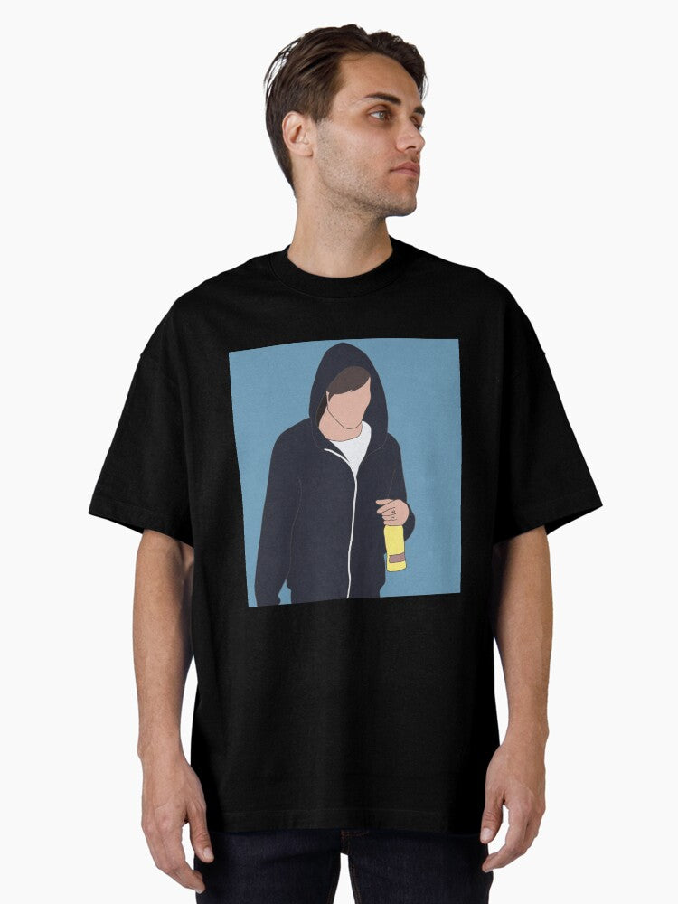 Louis Tomlinson and the Chocolate Milk Oversized T-Shirt Hoodie, Sweatshirt | PureTeeCo.com (Image 1)