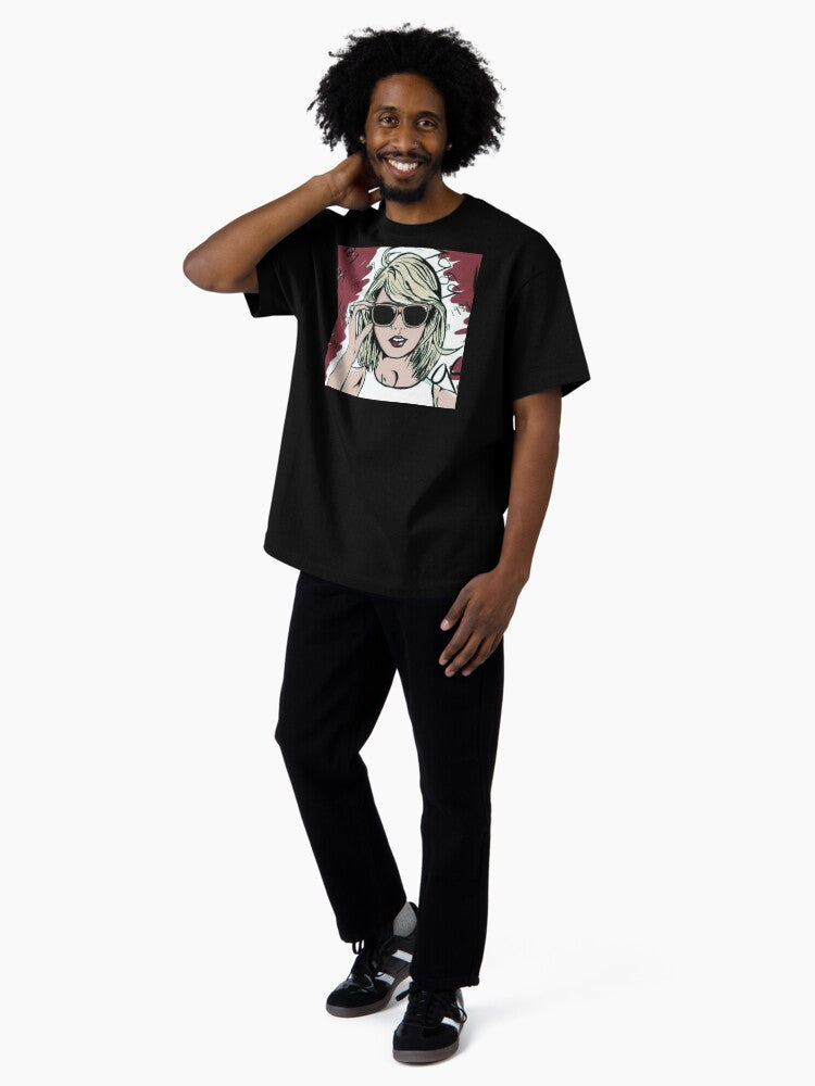 THE ERAS TOUR Oversized T-Shirt Style001 Hoodie, Sweatshirt | PureTeeCo.com (Image 4)