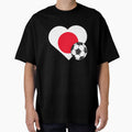 Japan Soccer Heart Design by FinalScoreClub