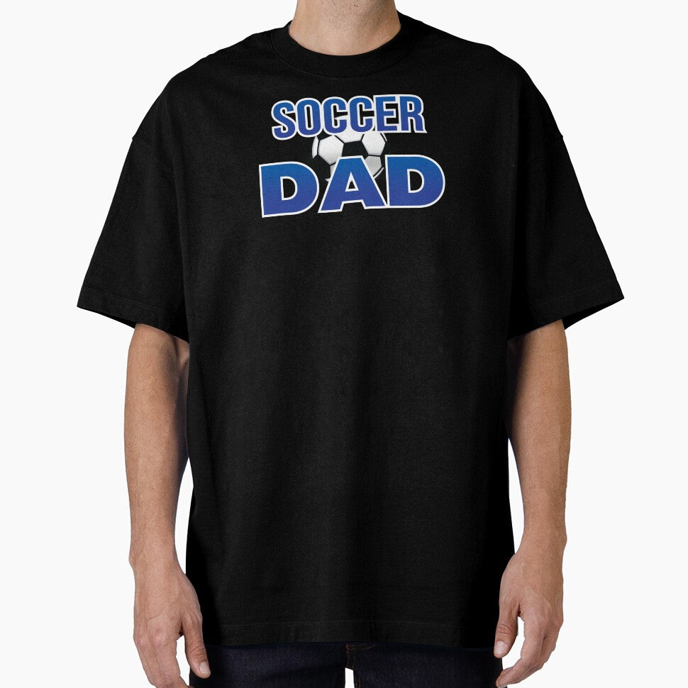 'Soccer Dad' (White) by The Button Gal