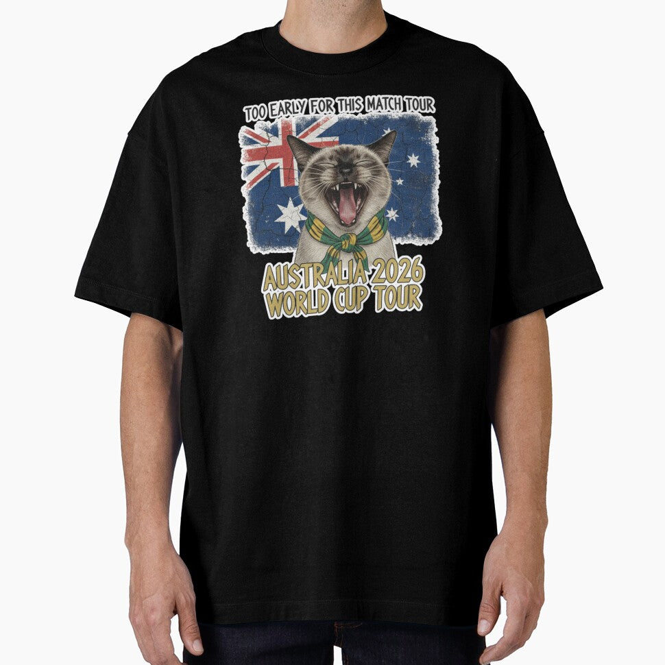 Too Early For This Match Tour — Australia World Cup Rock Shirt by catastrocat