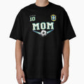 Soccer MOM Brasil Brazil Design with number 10 - Original Sports Apparel by fermo
