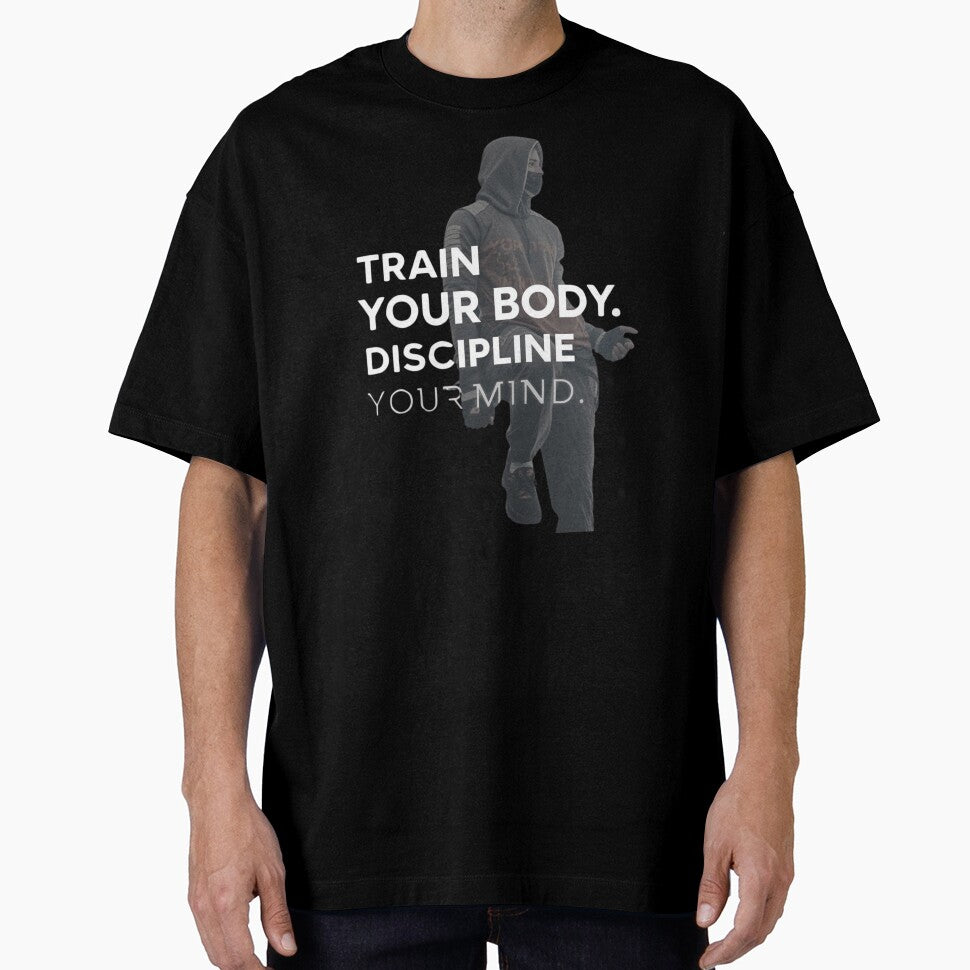 Train Your Body Discipline Your Mind Shirt | Motivational Fitness Apparel by guchieworld21