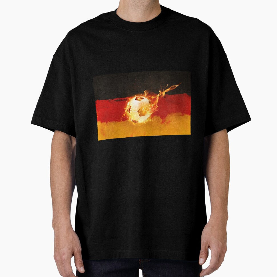German Flag and Soccer Ball by Divine Ease