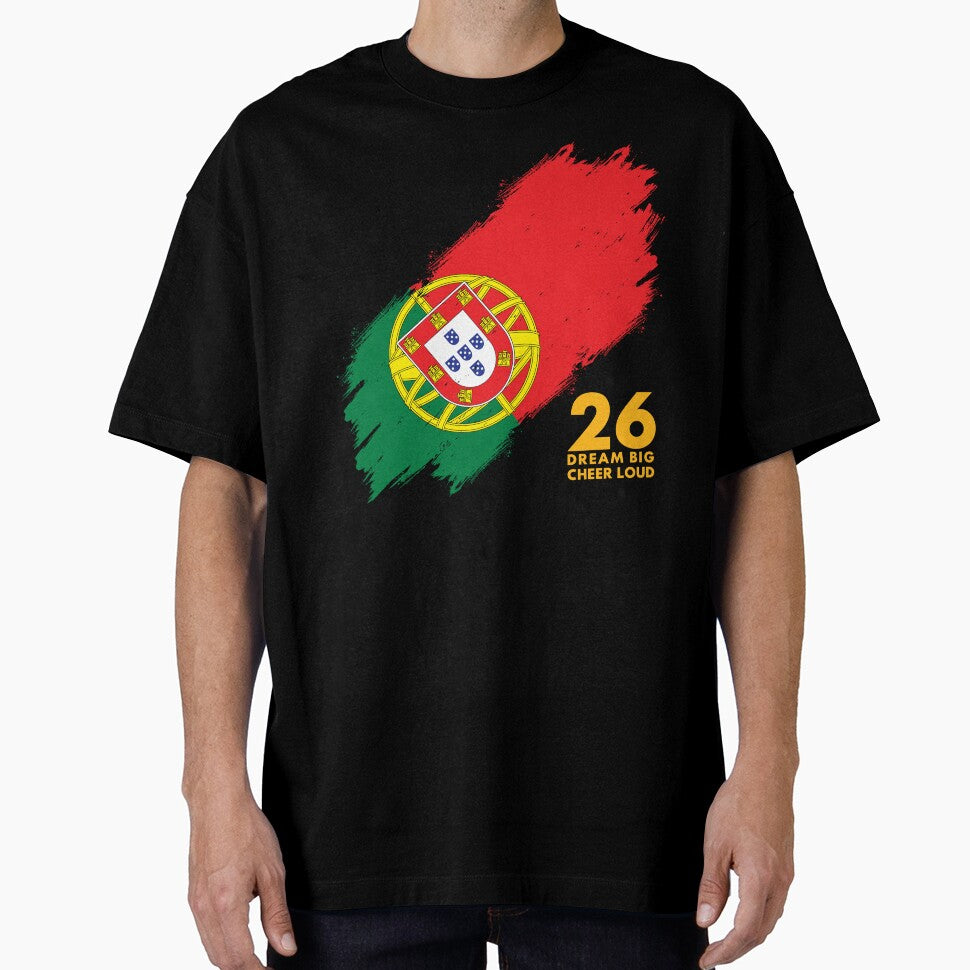 Portugal Football 2026 Dream Big Cheer Loud by BananaPrint