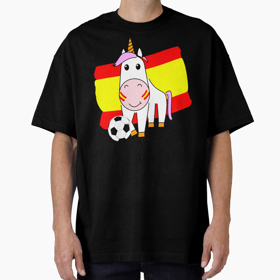 Unicorn Violetta plays football for Spain by peter2art