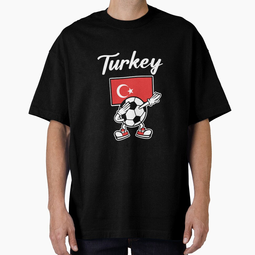 TURKEY - Dabbing Football Soccer Ball - TURKEY Flag by Darling DeDe