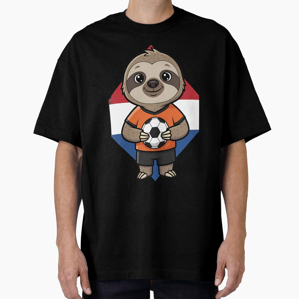 Netherlands Sloth Football Fan by k3rstman1