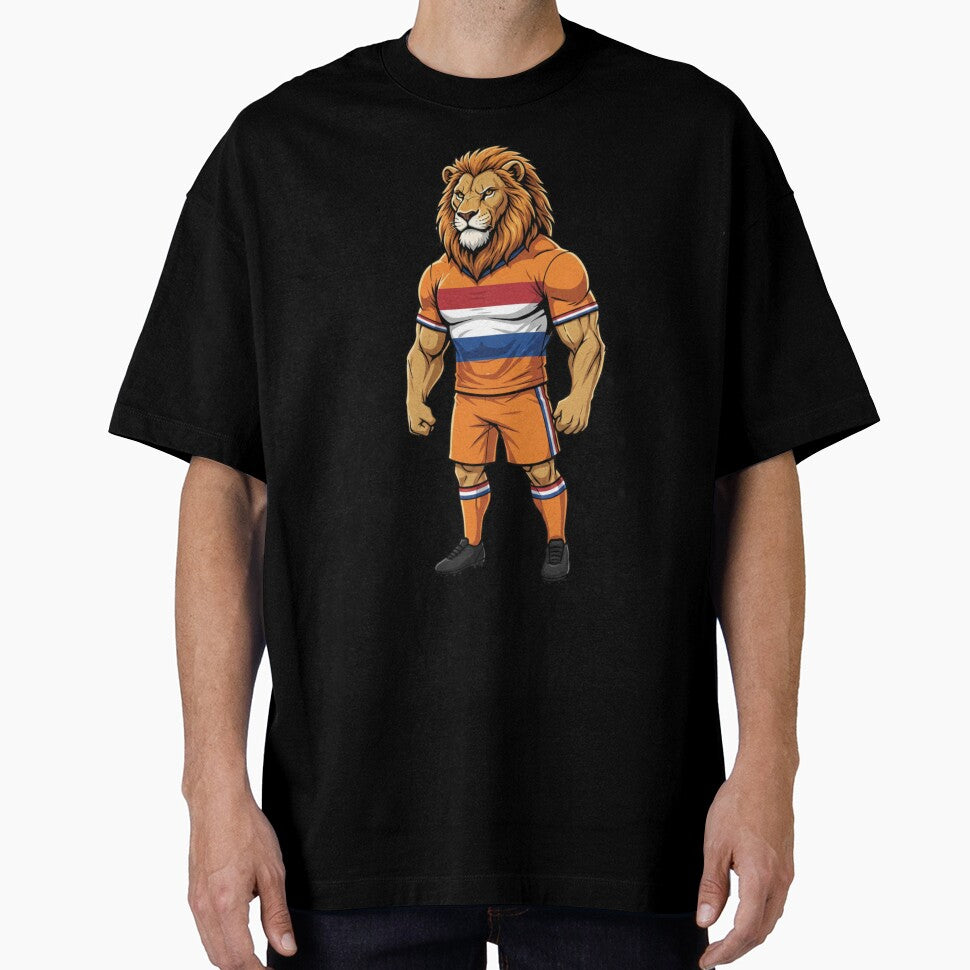 Netherlands Powerful Dutch Lion Football Mascot 2026 by ArtByKatti