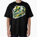 Brazil Football Sticker for Fans Who Feel the Energy of the Game | Soccer Design by shlepyart