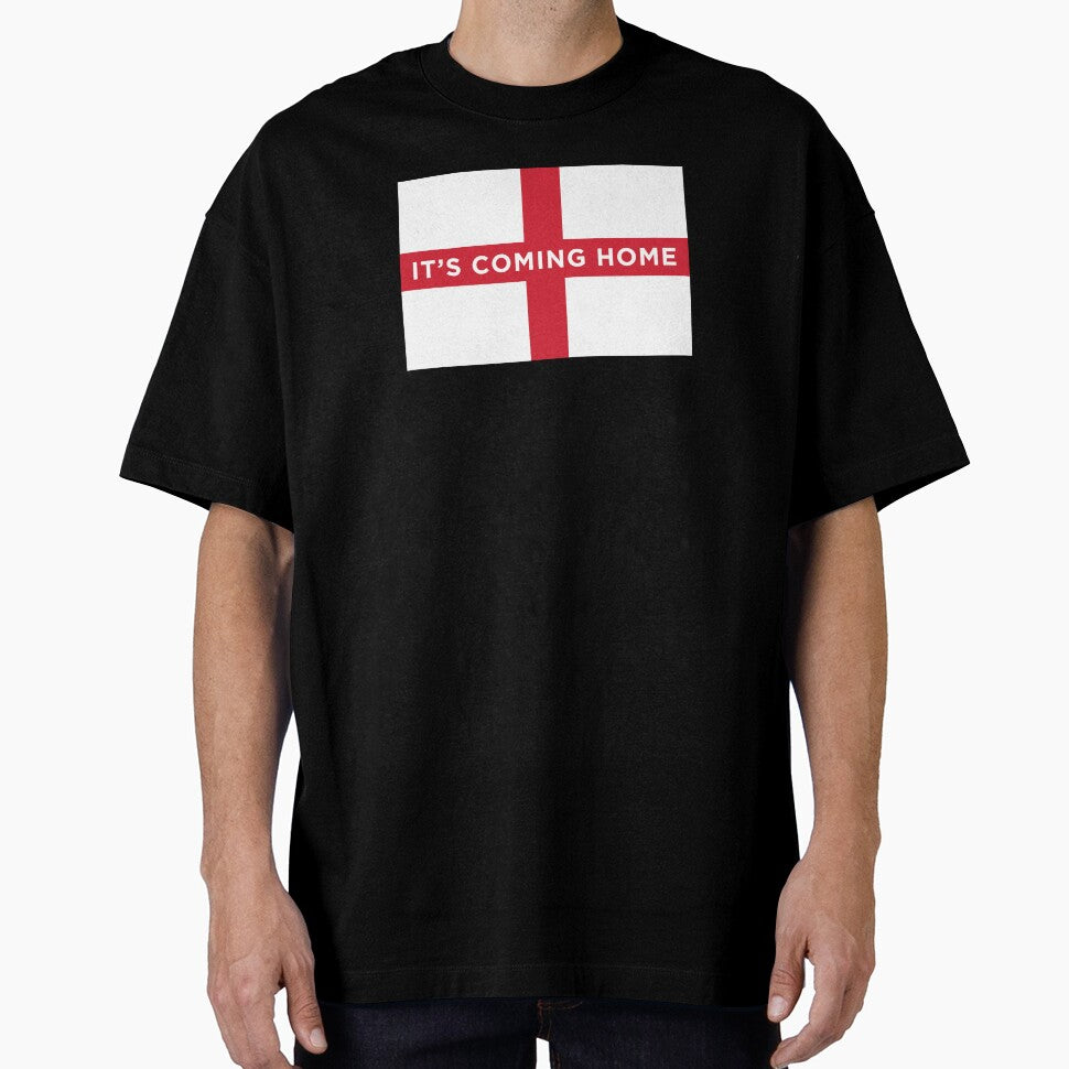 It's Coming Home England Flag (On Red) by STUDIO-72