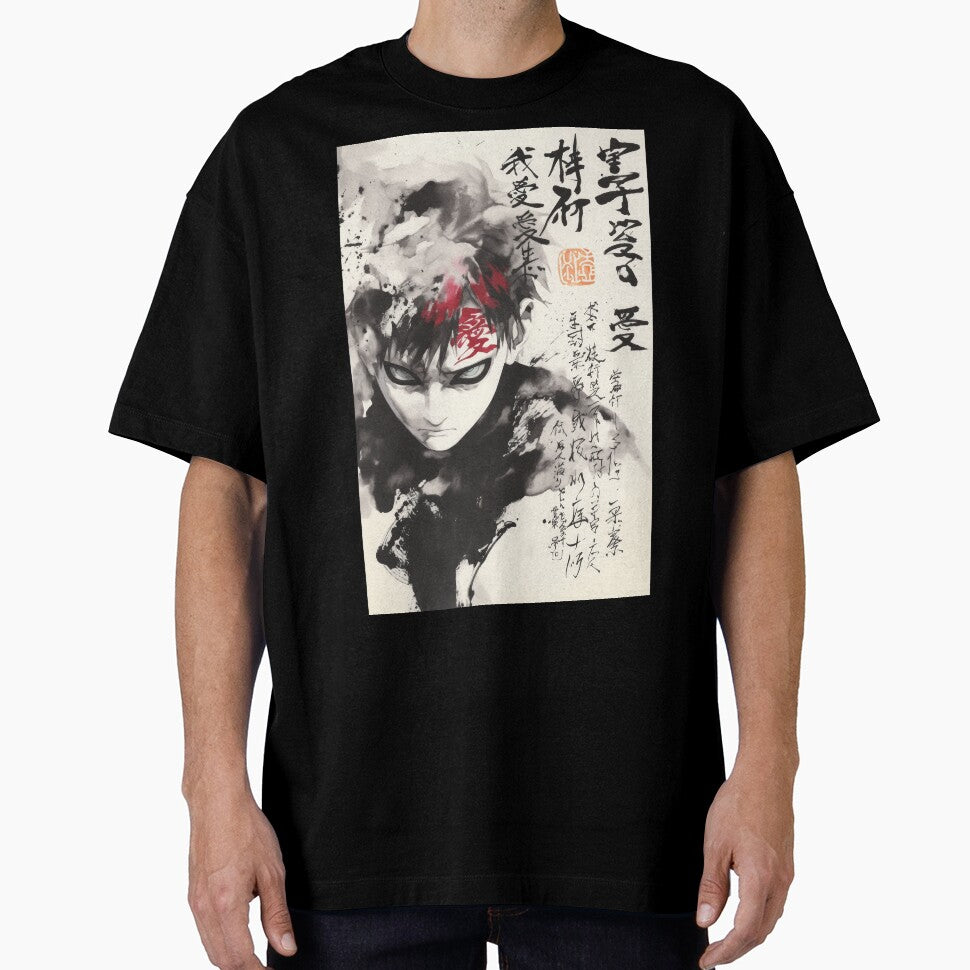 Gaara Sumi-e by AnimeArsenalPrints