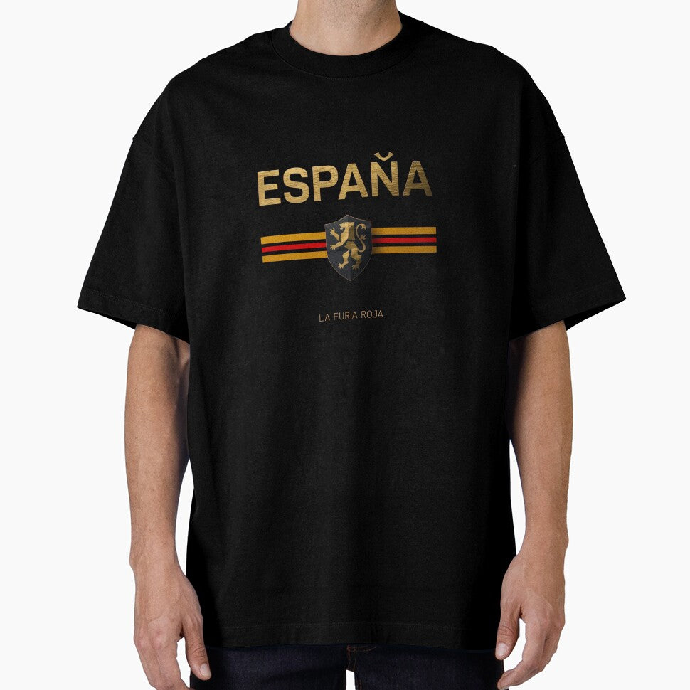 España Football Lion Crest - Spain La Furia Roja Soccer by PACS0011