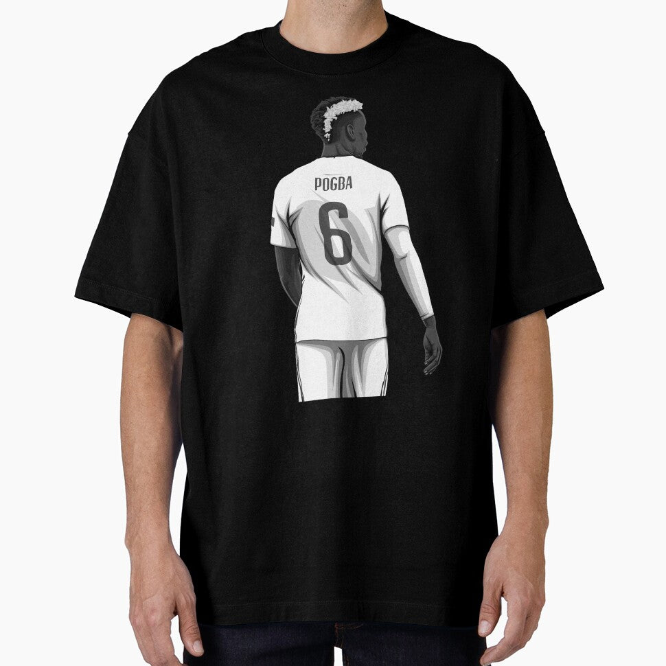 Paul Pogba Black and White Version by Aldduardo