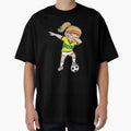 Dabbing Soccer Player Funny Brazil Fan T-Shirt girl by Pummli