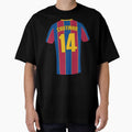 Barcelona football jersey number 14 by Justtrendytees