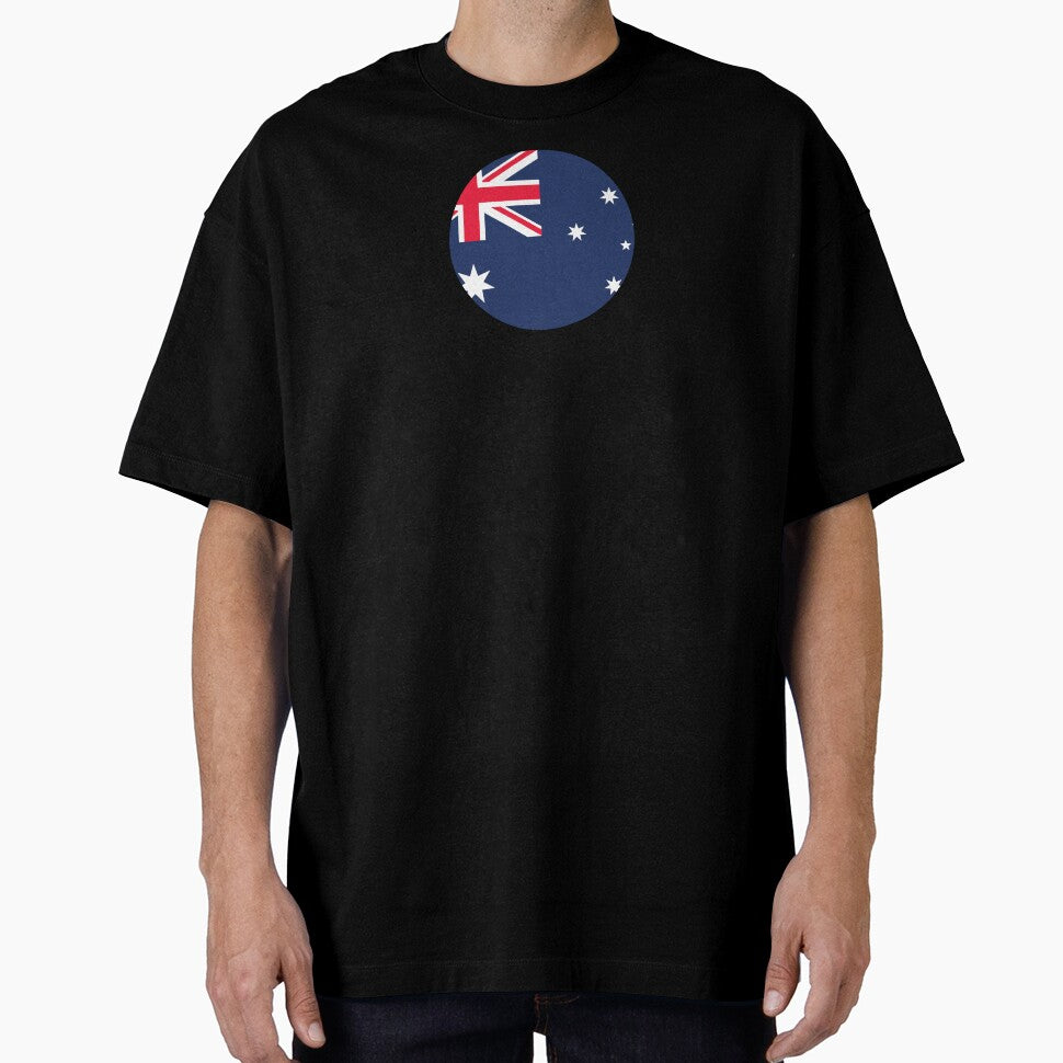 Australia Circle Flag (On White) by STUDIO-72