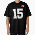 Japan Soccer Number 15 Vintage Sports Fan by LiviuGligoros