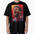 Messi Colorpainting Art by Tokyo Retro