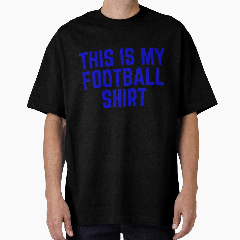 Football Team Colors Blue Game Day by atalia8932