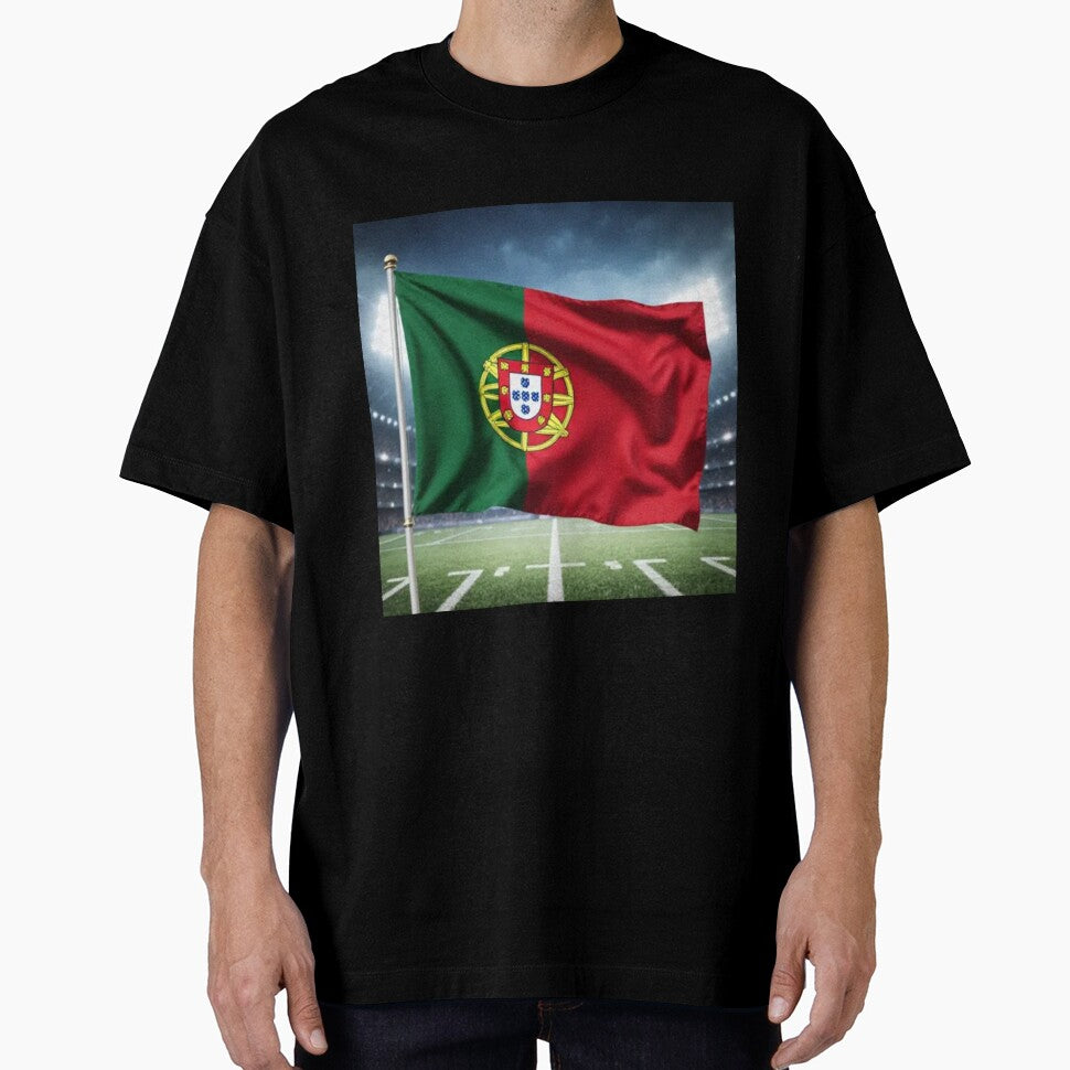 Portugal Flag 3D Football Design – Supporters Portugal by artsdesignpro