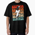 Soccer Brother Retro Groovy Lightning Bolt Father’s Day by Christina-grich