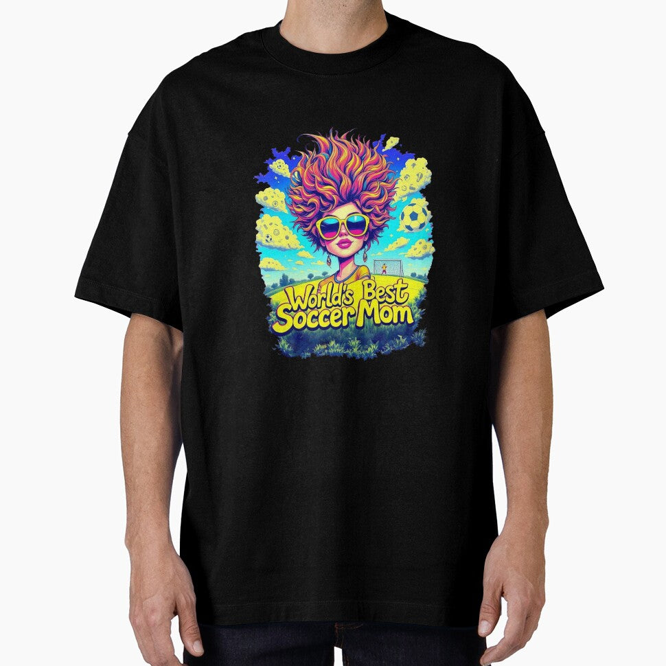 Cool World's Best Soccer Mom Graphic - Vibrant Fan Design by TheGaliyaStudio