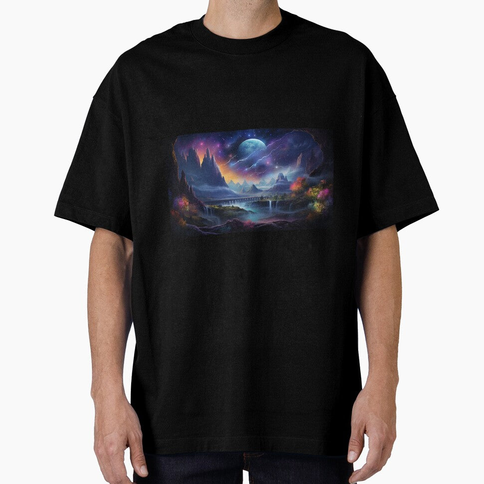 Fantasy Landscape - Electric Sky by Fantasy Masterpiece