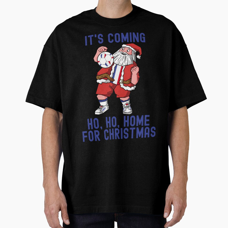 It's Coming Ho, Ho, Home For Christmas France Flag Kid Mens by pipsmerch