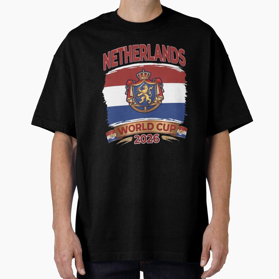 Netherlands World Cup 2026 Coat of Arms Football Design by  The Midnight Library - Book Lover Gifts & Kindle Accessories