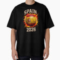 Spain 2026 Soccer - Paint Splash Flag Ball by Imaginationbeyond