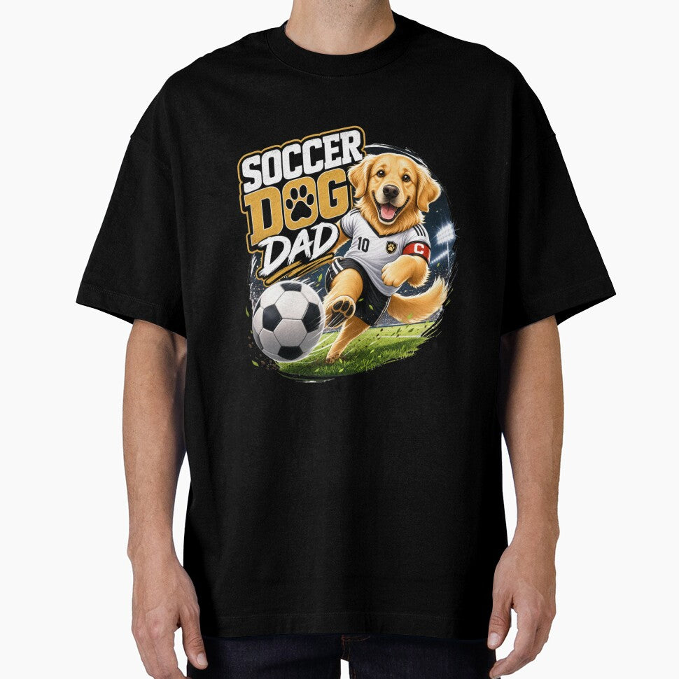 Soccer Player Golden Retriever Dog Dad Kawaii World Cup 2026 by Ashley critters