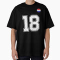 Netherlands Soccer Number 18 Vintage Sports Fan by LiviuGligoros
