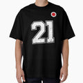 Japan Soccer Number 21 Vintage Sports Fan by LiviuGligoros