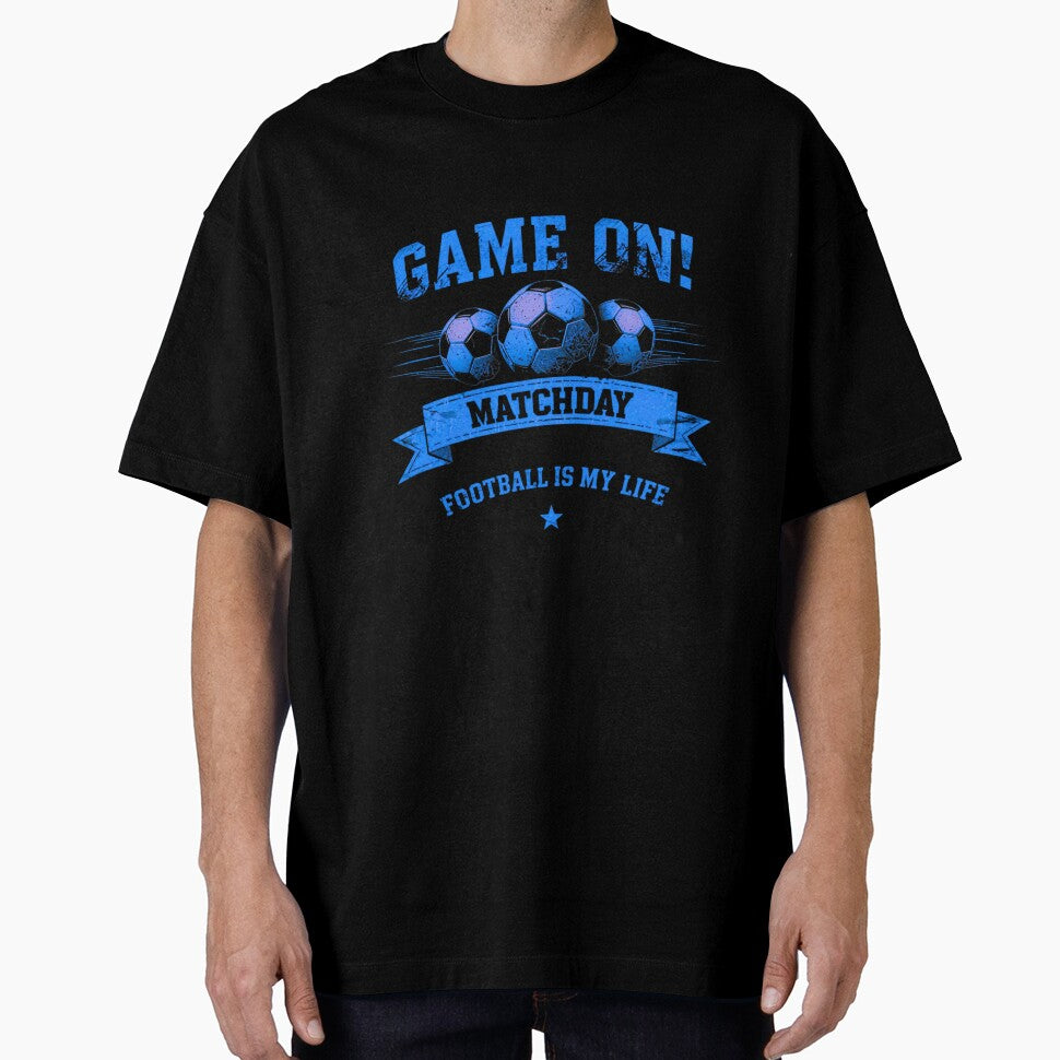 Game On Matchday Football Is My Life Retro Soccer by PACS0011