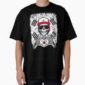 South Korea  Pride Skeleton Art Tee by Colorful Designs