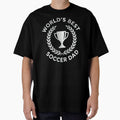 Worlds Best Soccer Dad Trophy Laurel Wreath Emblem by TeNovaStudio