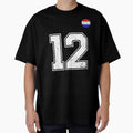 Netherlands Soccer Number 12 Vintage Sports Fan by LiviuGligoros