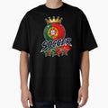 Portugal Flag Crowned Soccer Ball by QuiteOrbit