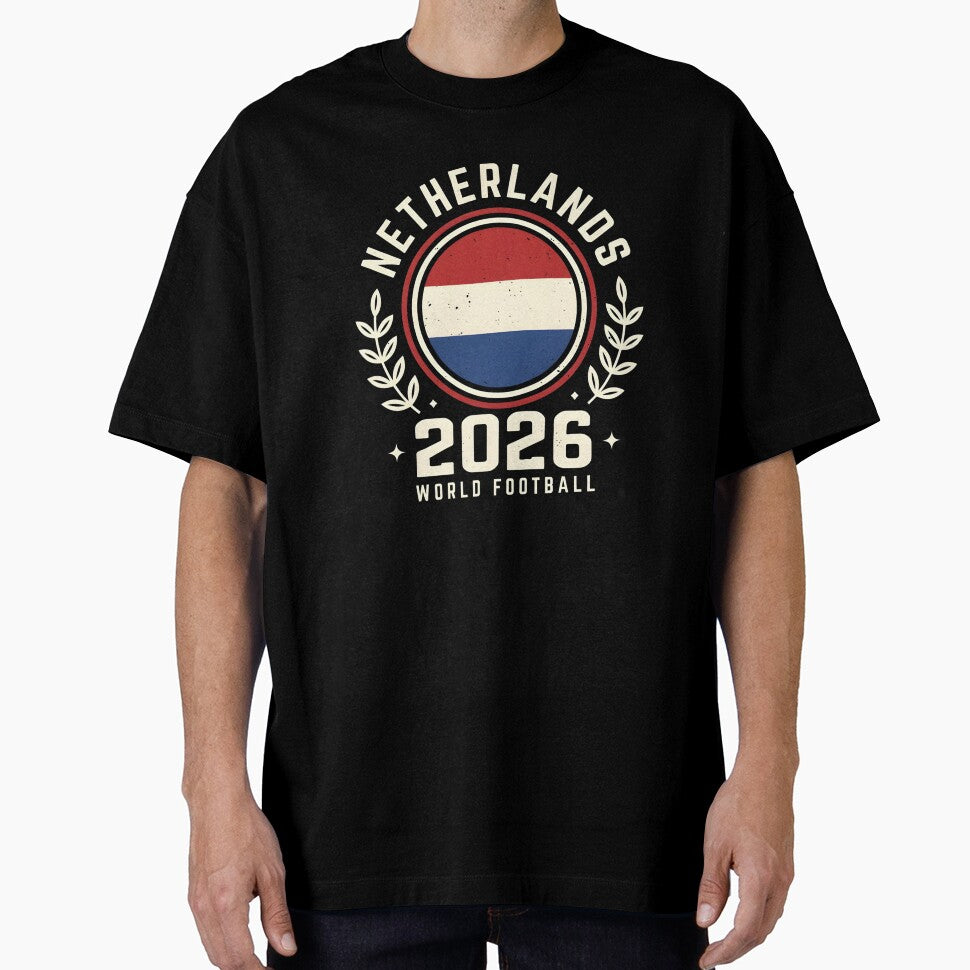 Netherlands Oranje 2026 | Vintage Football Supporter by dudelinart