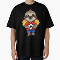 Spain Soccer Sloth Football Fan Animal by k3rstman1