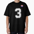 Croatia Soccer Number 3 Vintage Sports Fan by KristenosNehk