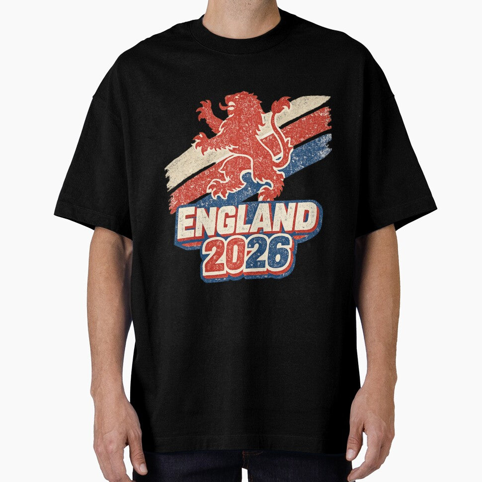England 2026 – Three Lions World Cup Retro by ArthUpscale