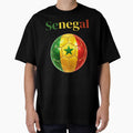 Senegal Soccer Ball Green Yellow Red Football Design African Flag Sports Fan Gift by ArtSpark Studio