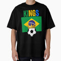 Brazil Kings of Football Soccer Fan Design by Karim-Karem