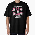 Apparently I Like Soccer Pink Bow Coquette by Betsytiptoe