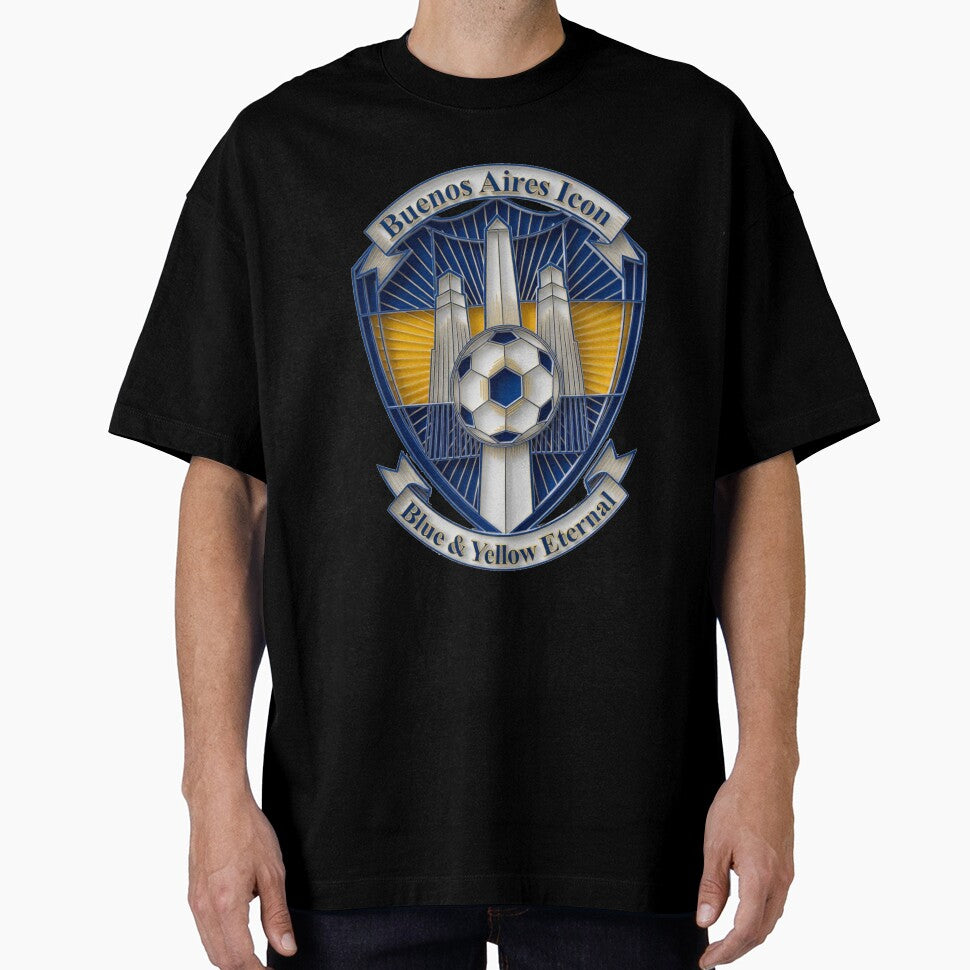 Buenos Aires Heritage T-Shirt, Blue & Yellow Eternal Mug, Porteño City Pride Gift by YMLux