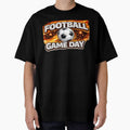Football Game Day Fiery Flame Soccer Fans by annenambiro