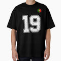 Portugal Soccer Number 19 Vintage Sports Fan by OliviaHayesArt