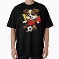 Belgium Puppy Soccer Player Dog Football Fan by Tsugraf Designs